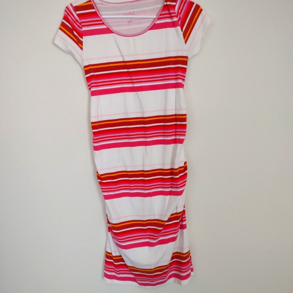 Isabel White and Pink Striped Maternity Dress size Small - Picture 2 of 4